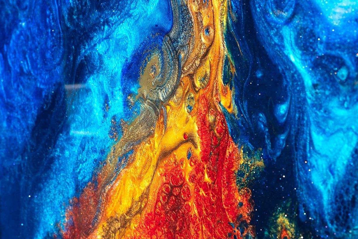 Nature's Elements - Original - SOLD by artist Brenda Herd - Wyecliffe Galleries