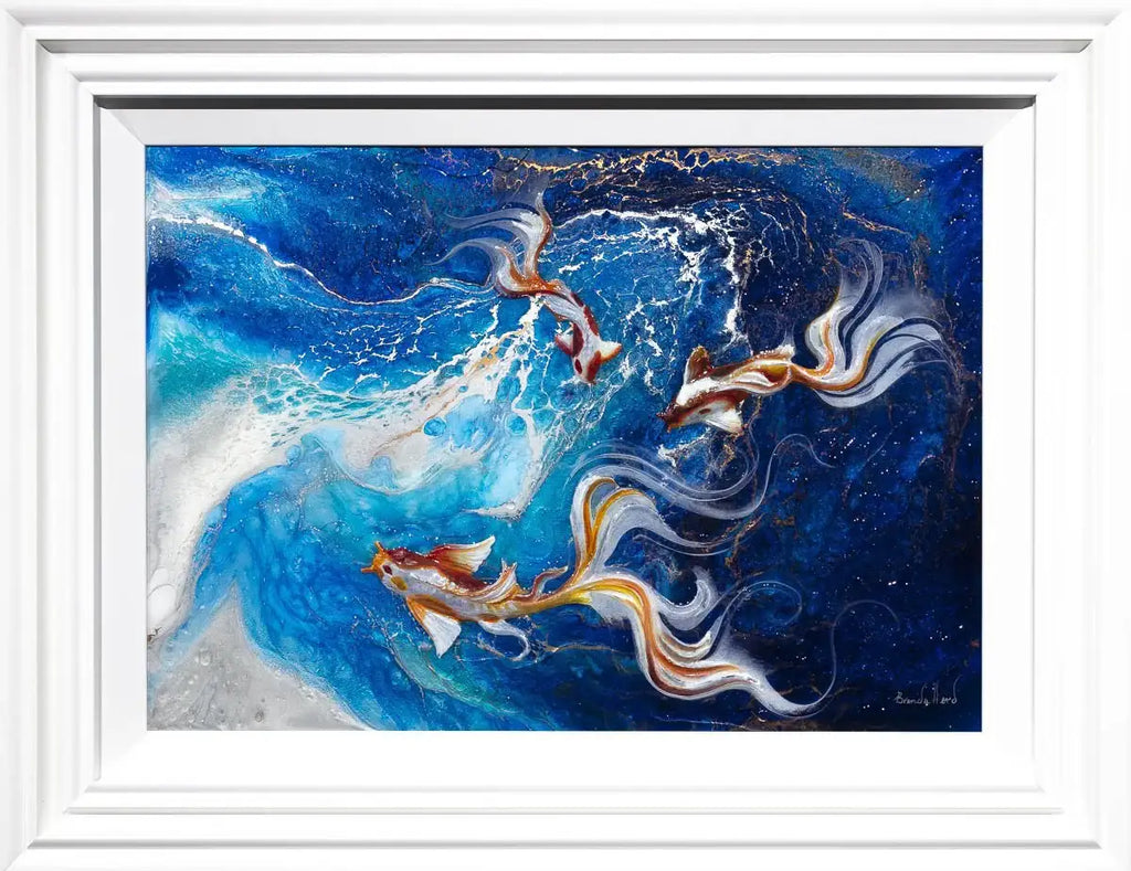 Ocean Depths - Original - SOLD by artist Brenda Herd - Wyecliffe Galleries