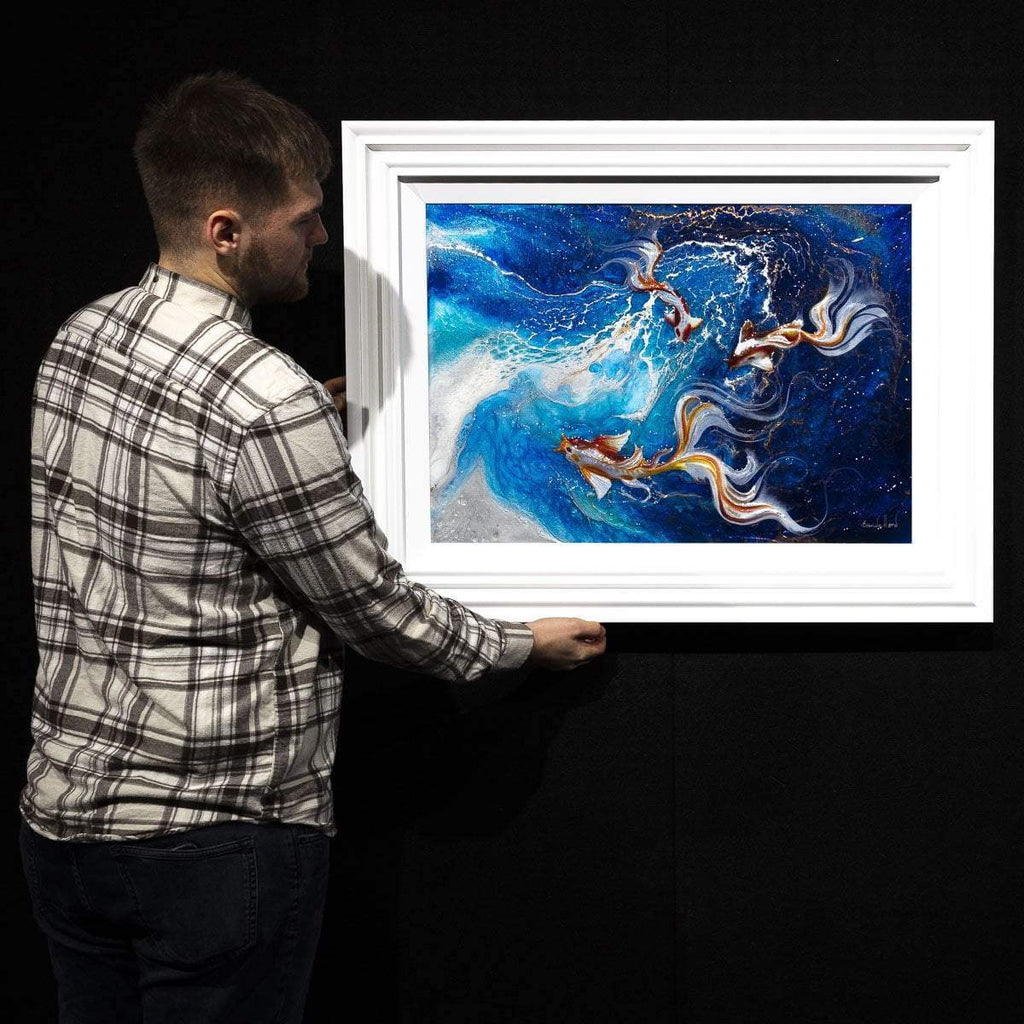 Ocean Depths - Original - SOLD by artist Brenda Herd - Wyecliffe Galleries