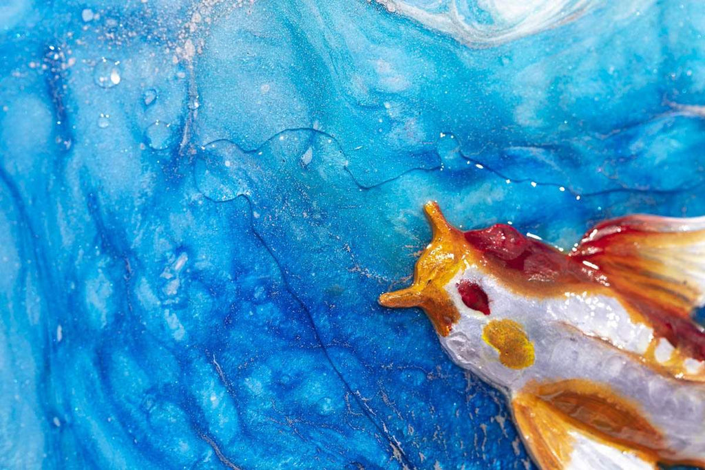 Ocean Depths - Original - SOLD by artist Brenda Herd - Wyecliffe Galleries