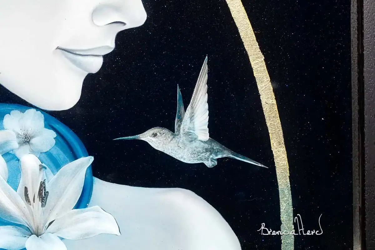 Poised - Original - SOLD by artist Brenda Herd - Wyecliffe Galleries