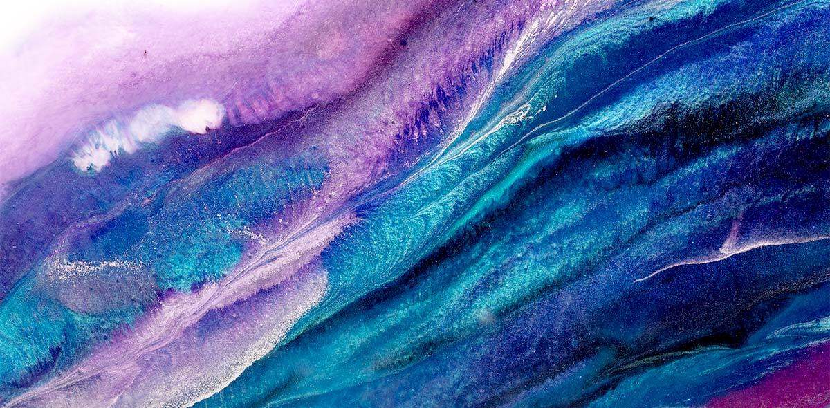 Purple Tide - SOLD OUT by artist Brenda Herd - Wyecliffe Galleries