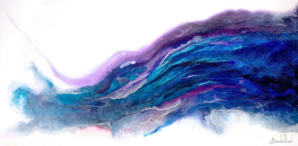 Purple Tide - SOLD OUT by artist Brenda Herd - Wyecliffe Galleries