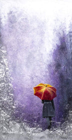 Rainy Days -SOLD by artist Brenda Herd - Wyecliffe Galleries