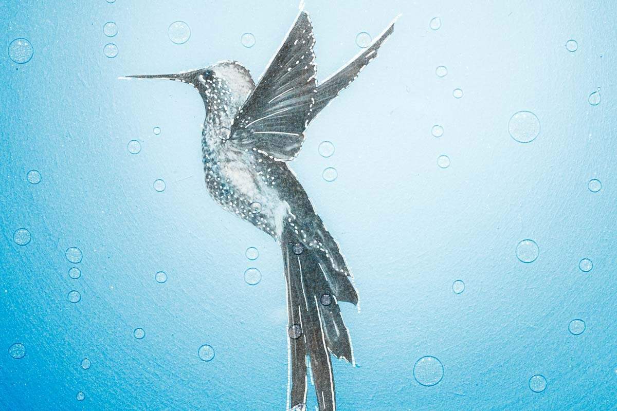 Shimmering Sky - Original - SOLD by artist Brenda Herd - Wyecliffe Galleries