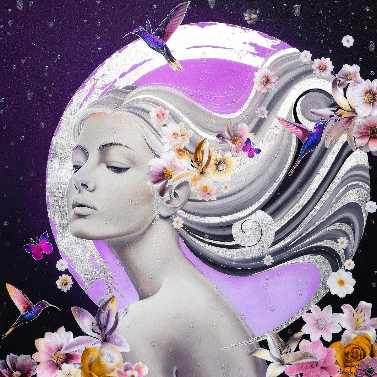 Silver Song - Boutique Edition by artist Brenda Herd - Wyecliffe Galleries