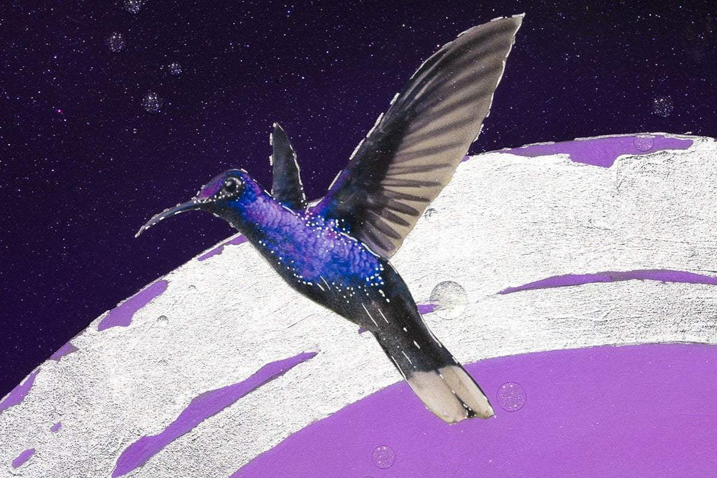 Silver Song - Original - SOLD by artist Brenda Herd - Wyecliffe Galleries