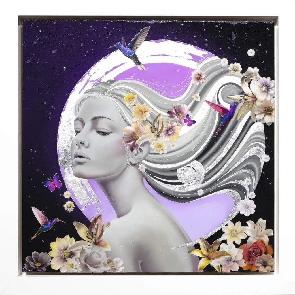 Silver Song - Original - SOLD by artist Brenda Herd - Wyecliffe Galleries