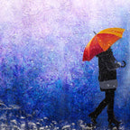 Stormy Skies - Original - SOLD by artist Brenda Herd - Wyecliffe Galleries