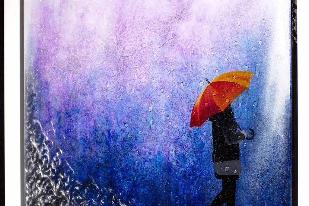 Stormy Skies - Original - SOLD by artist Brenda Herd - Wyecliffe Galleries