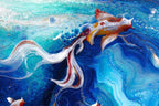 Swiming into the Deep - Original - SOLD by artist Brenda Herd - Wyecliffe Galleries