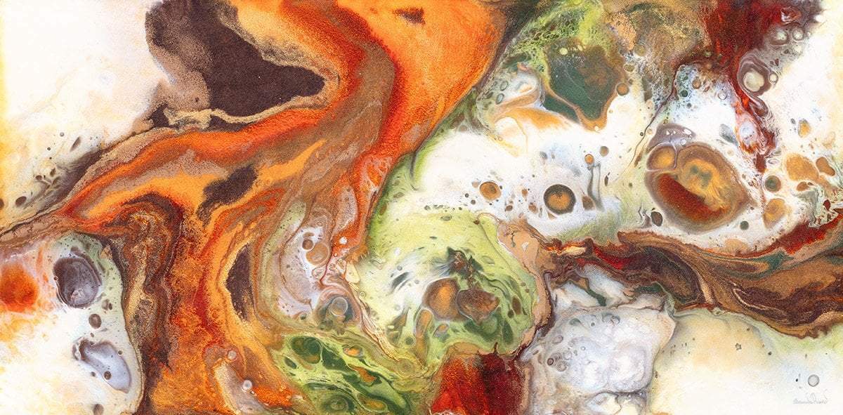 Swirl - Original - SOLD by artist Brenda Herd - Wyecliffe Galleries