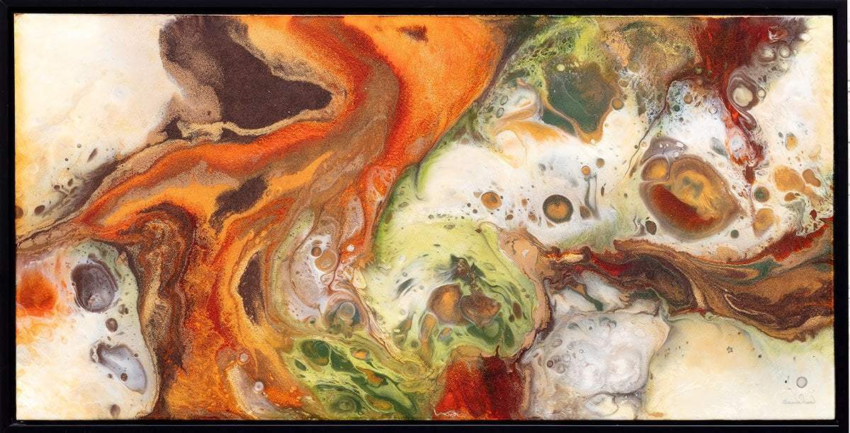 Swirl - Original - SOLD by artist Brenda Herd - Wyecliffe Galleries