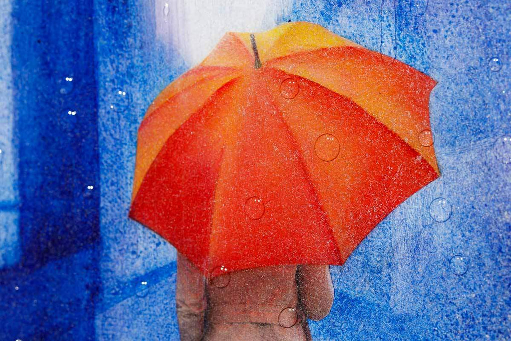 The Streets - Original - SOLD by artist Brenda Herd - Wyecliffe Galleries