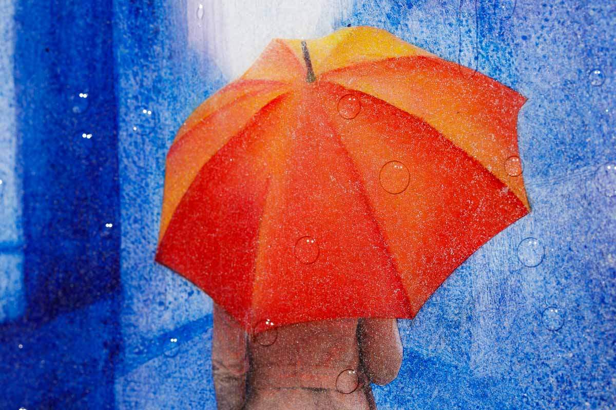 The Streets - Original - SOLD by artist Brenda Herd - Wyecliffe Galleries