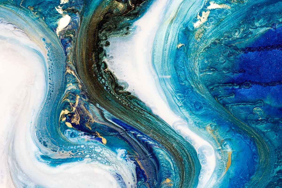 Tidal Pond I - Original - SOLD by artist Brenda Herd - Wyecliffe Galleries