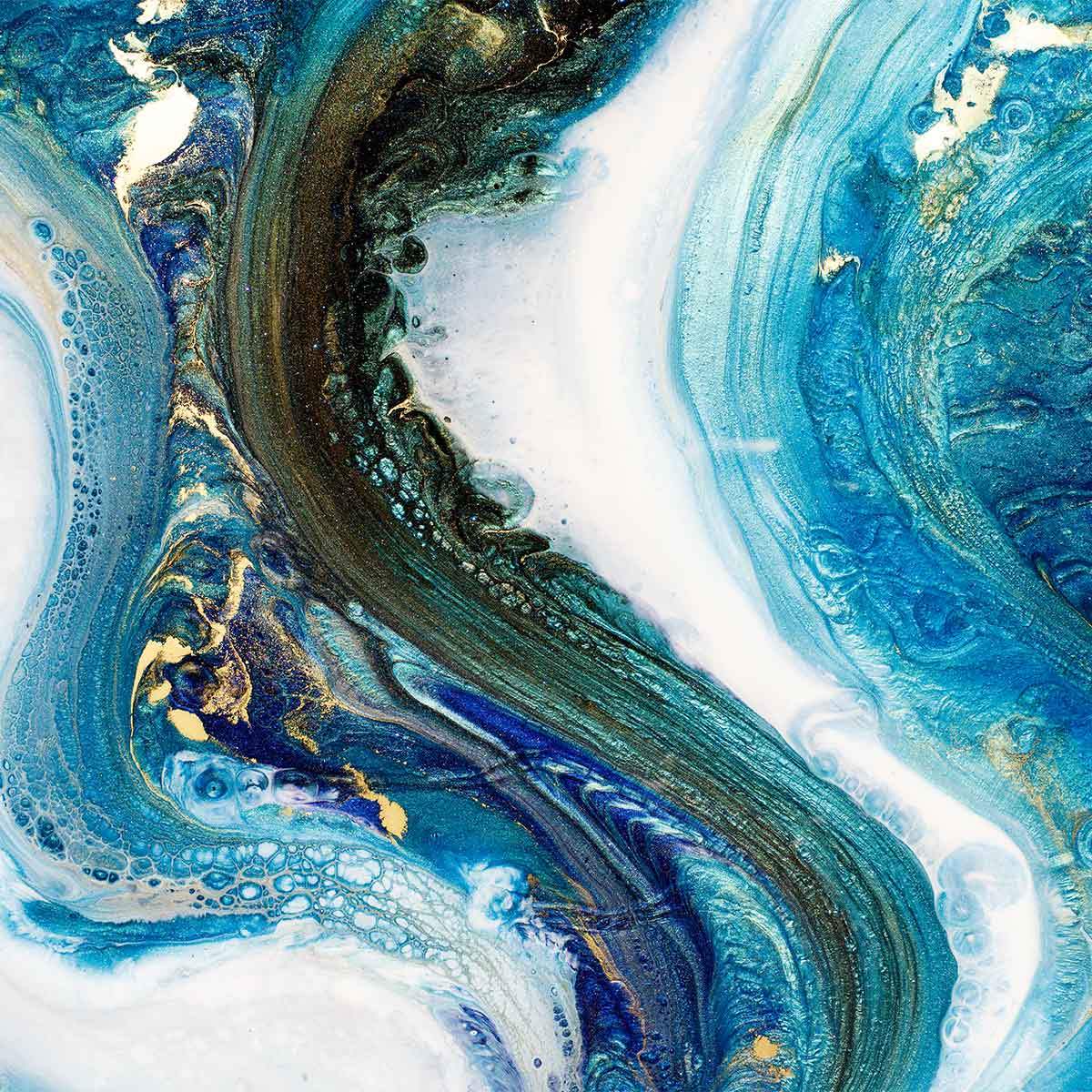 Tidal Pond I - Original - SOLD by artist Brenda Herd - Wyecliffe Galleries