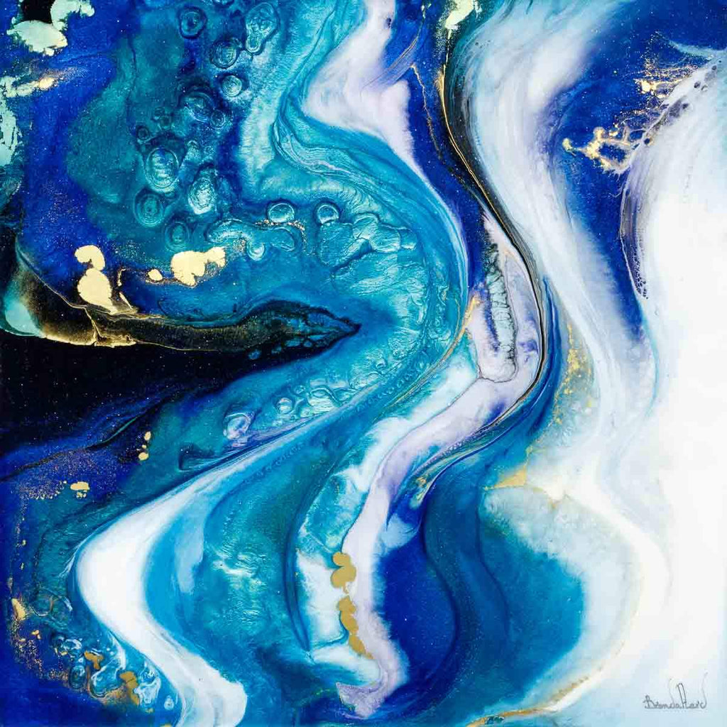 Tidal Pond II - Original - SOLD by artist Brenda Herd - Wyecliffe Galleries