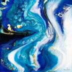 Tidal Pond II - Original - SOLD by artist Brenda Herd - Wyecliffe Galleries