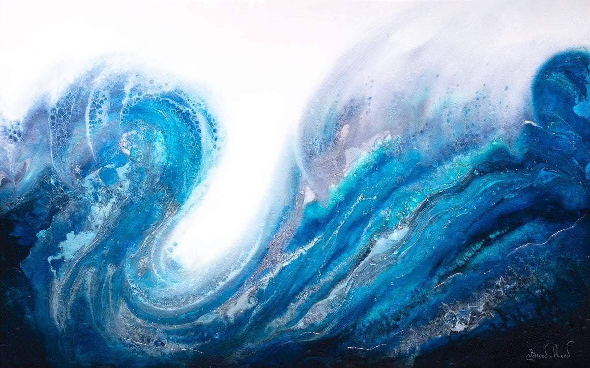 Tide - Original - SOLD by artist Brenda Herd - Wyecliffe Galleries