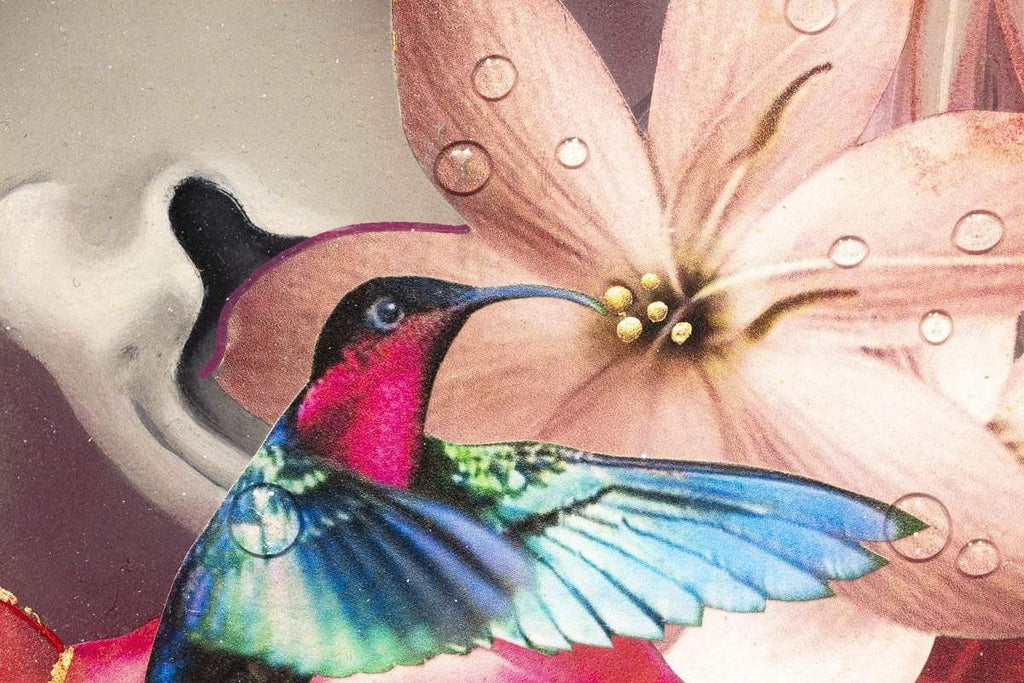 Turquoise Fusion - Original - SOLD by artist Brenda Herd - Wyecliffe Galleries