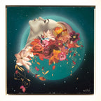 Turquoise Fusion - Original - SOLD by artist Brenda Herd - Wyecliffe Galleries