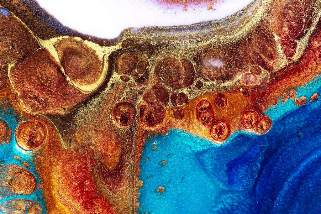 Volcanic Disruption - Original - SOLD by artist Brenda Herd - Wyecliffe Galleries