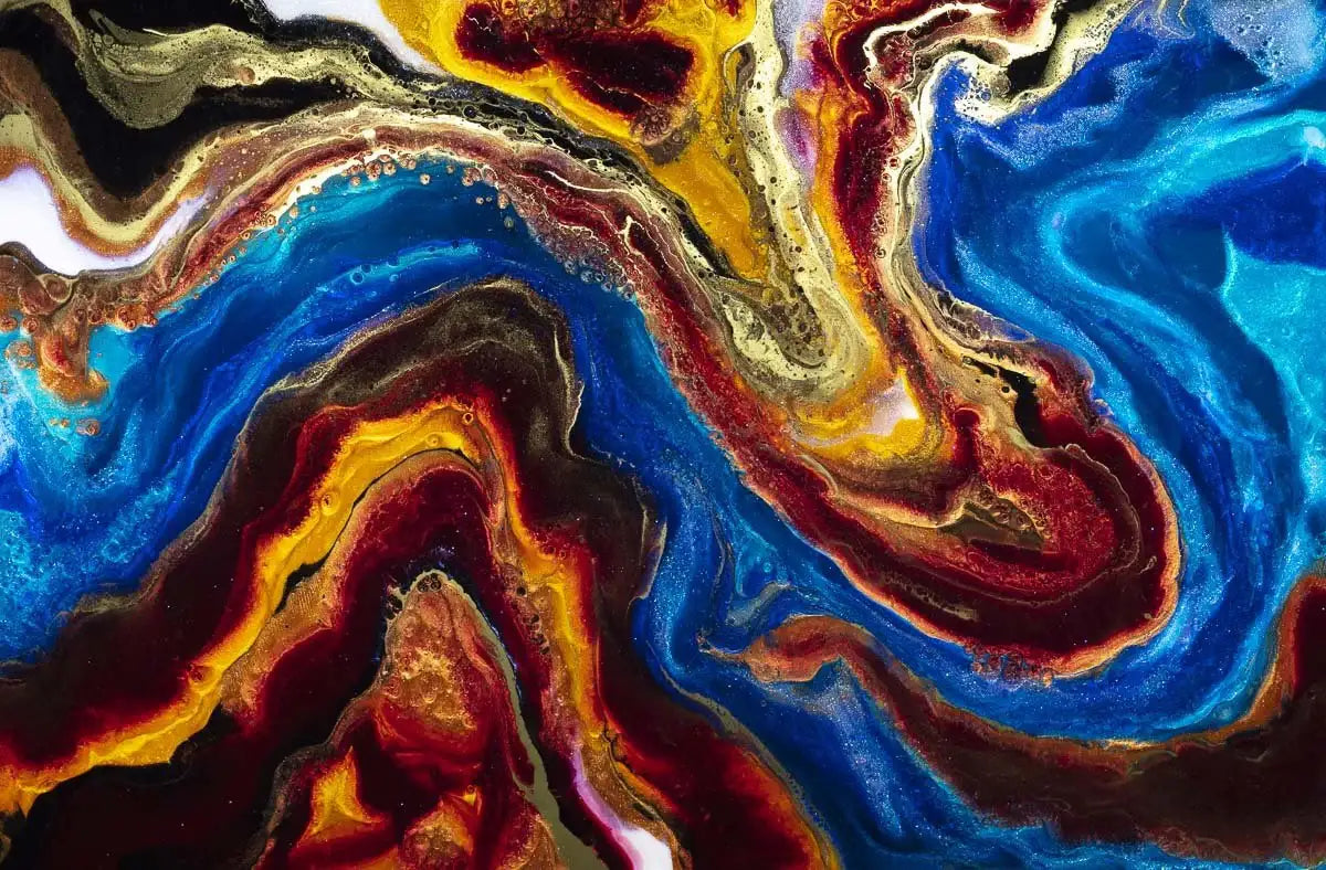 Volcanic Disruption - Original - SOLD by artist Brenda Herd - Wyecliffe Galleries