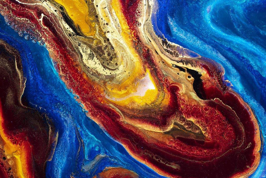 Volcanic Disruption - Original - SOLD by artist Brenda Herd - Wyecliffe Galleries