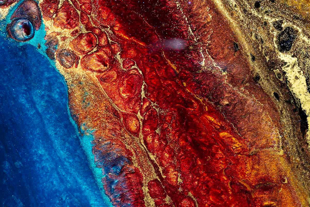 Volcanic Disruption - Original - SOLD by artist Brenda Herd - Wyecliffe Galleries