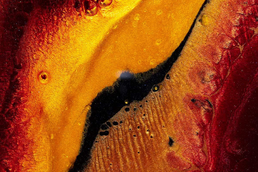 Volcanic Disruption - Original - SOLD by artist Brenda Herd - Wyecliffe Galleries