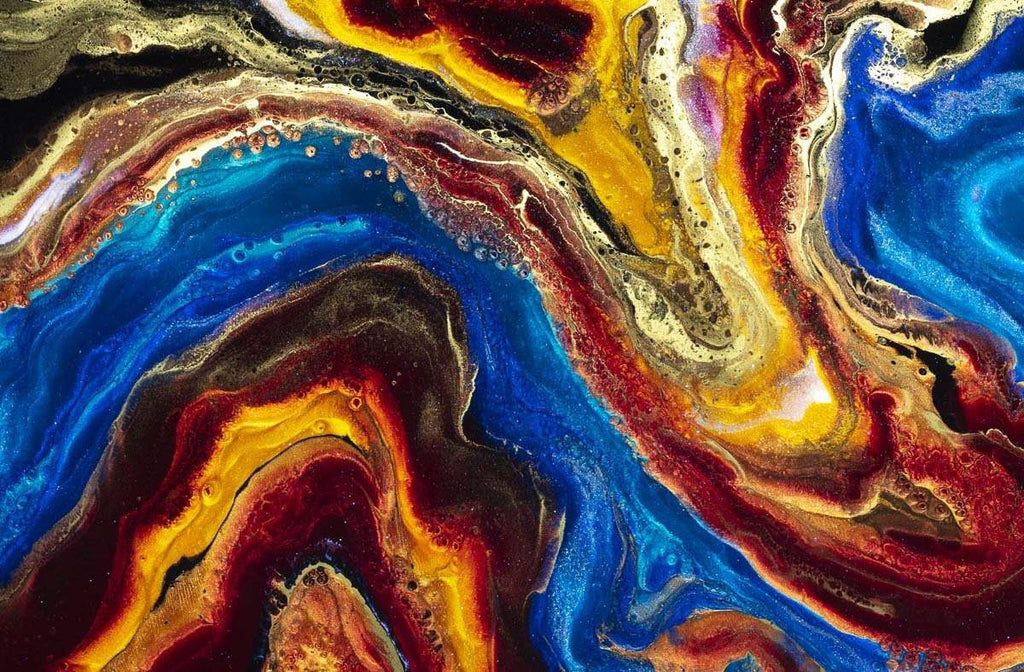 Volcanic Disruption - Original - SOLD by artist Brenda Herd - Wyecliffe Galleries