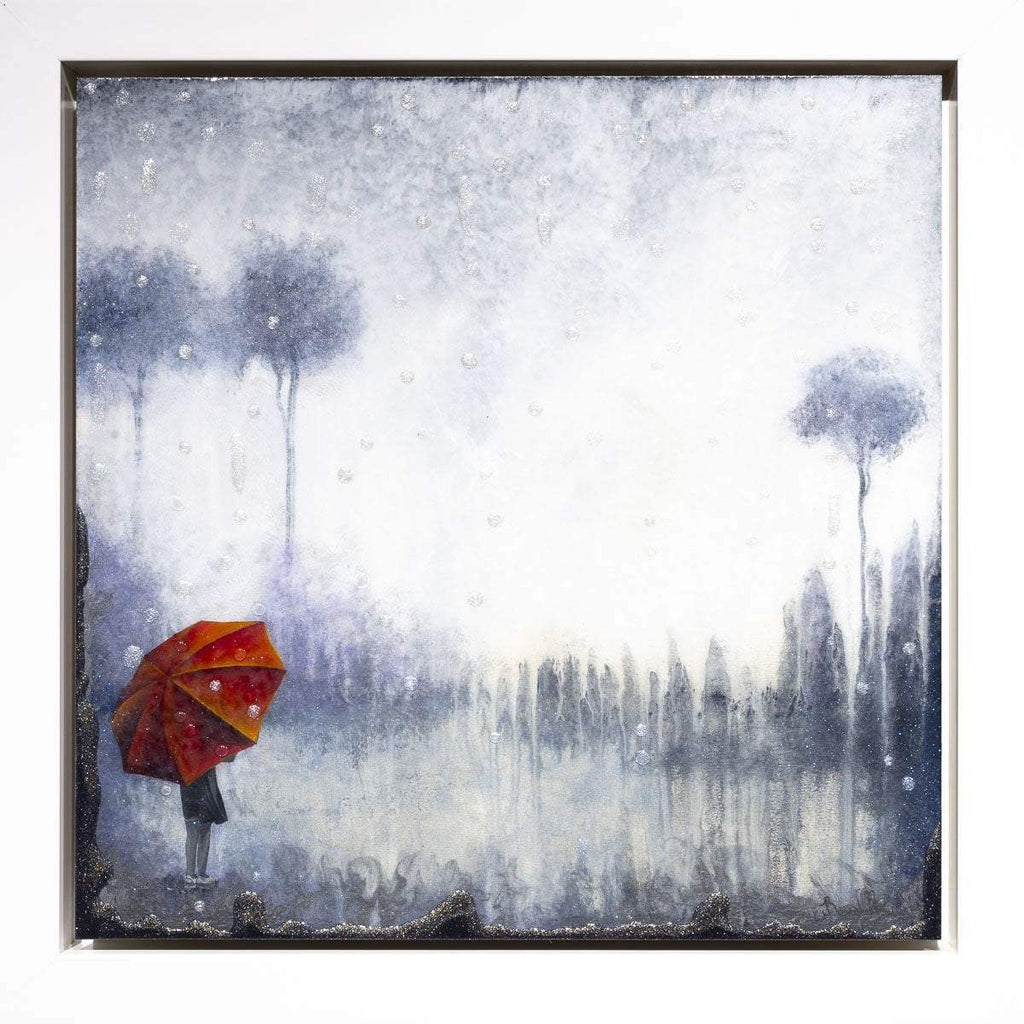 Watching the Rain - Original - SOLD by artist Brenda Herd - Wyecliffe Galleries