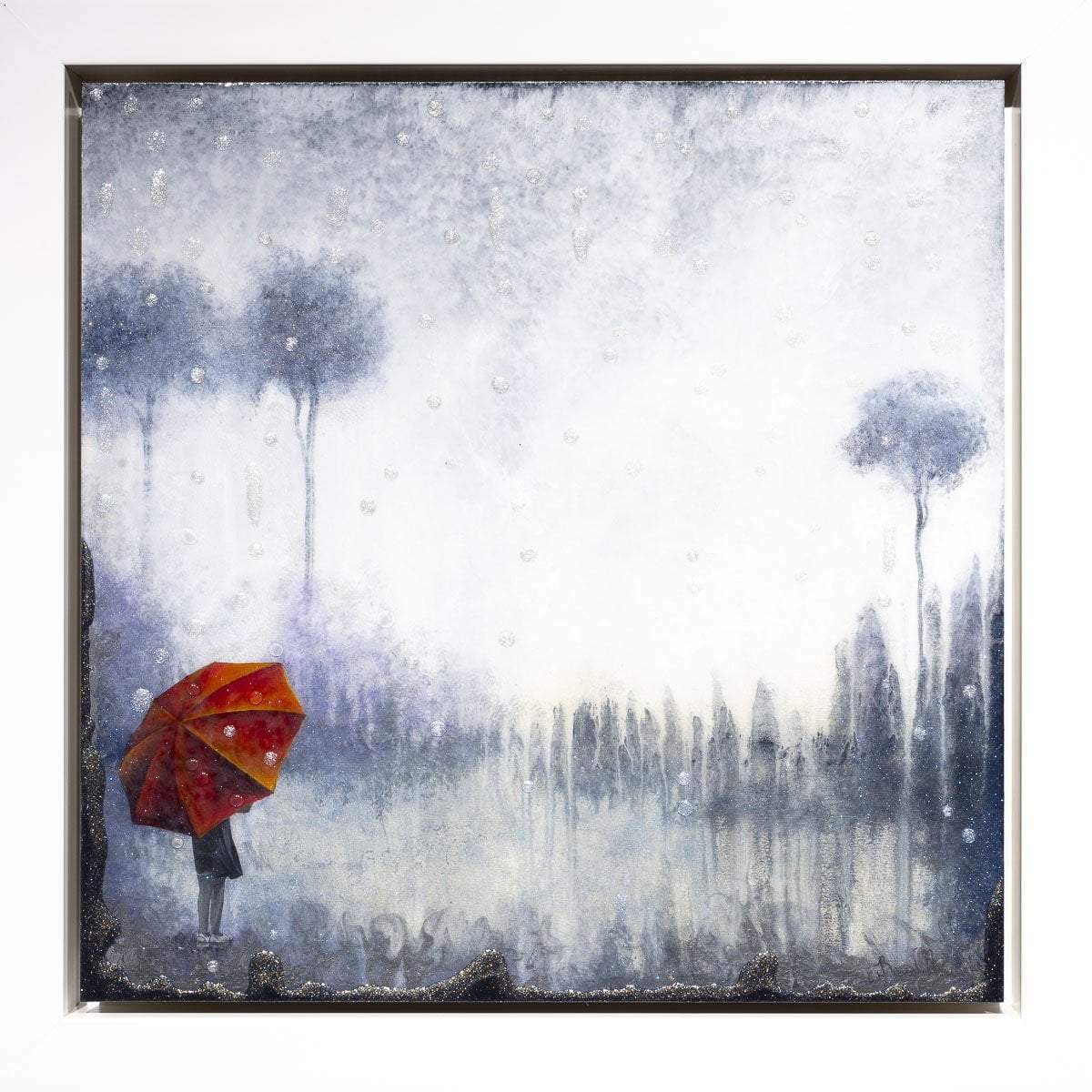 Watching the Rain - Original - SOLD by artist Brenda Herd - Wyecliffe Galleries