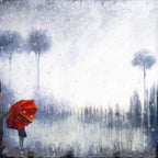 Watching the Rain - Original - SOLD by artist Brenda Herd - Wyecliffe Galleries