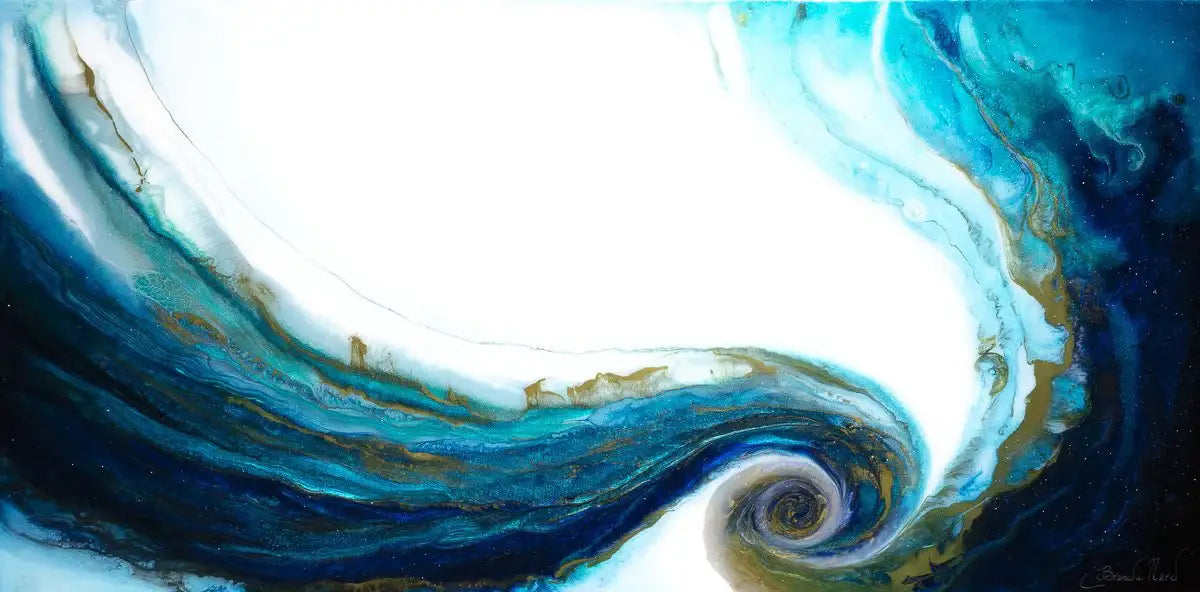 Whirlpool - Original - SOLD by artist Brenda Herd - Wyecliffe Galleries