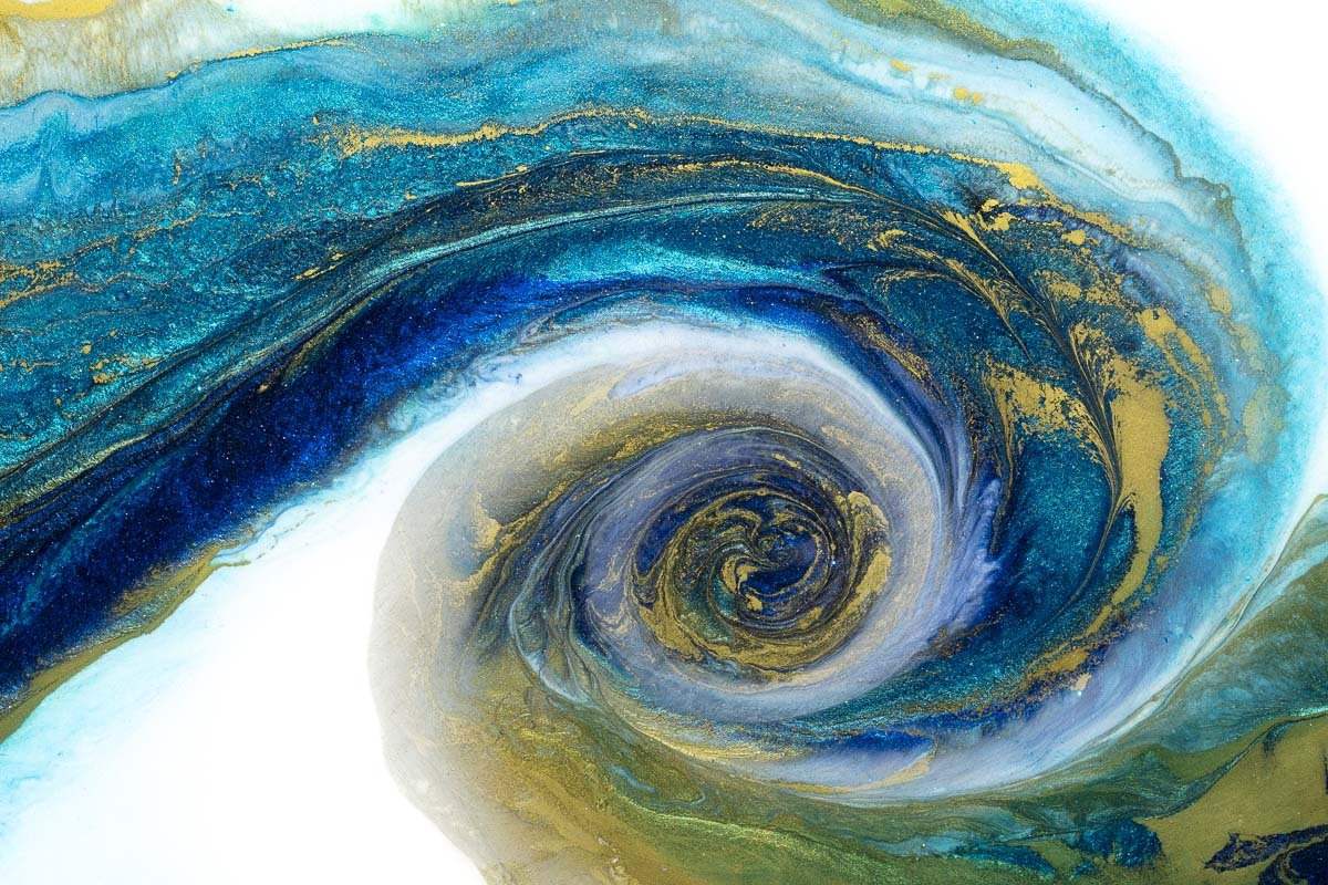 Whirlpool - Original - SOLD by artist Brenda Herd - Wyecliffe Galleries