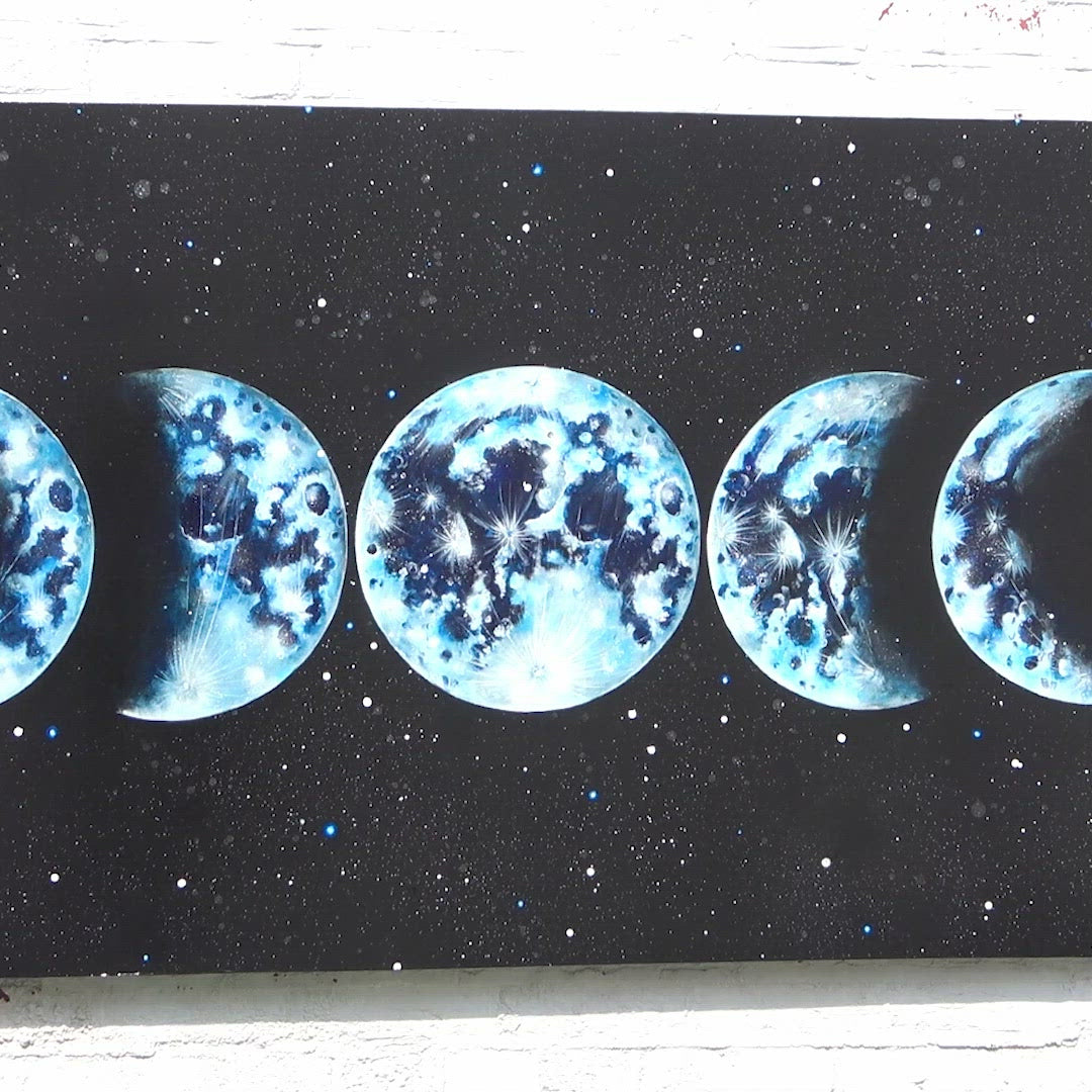 Moon Phases - Published Original - SOLD