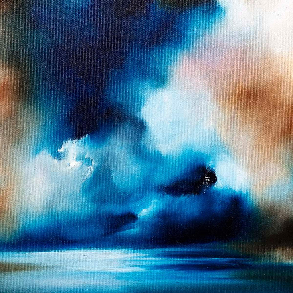 Azure Skies - Original - SOLD by artist Carla Raads - Wyecliffe Galleries