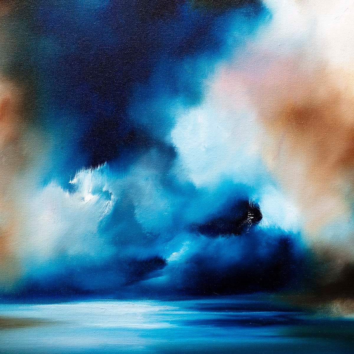 Azure Skies - Original - SOLD by artist Carla Raads - Wyecliffe Galleries