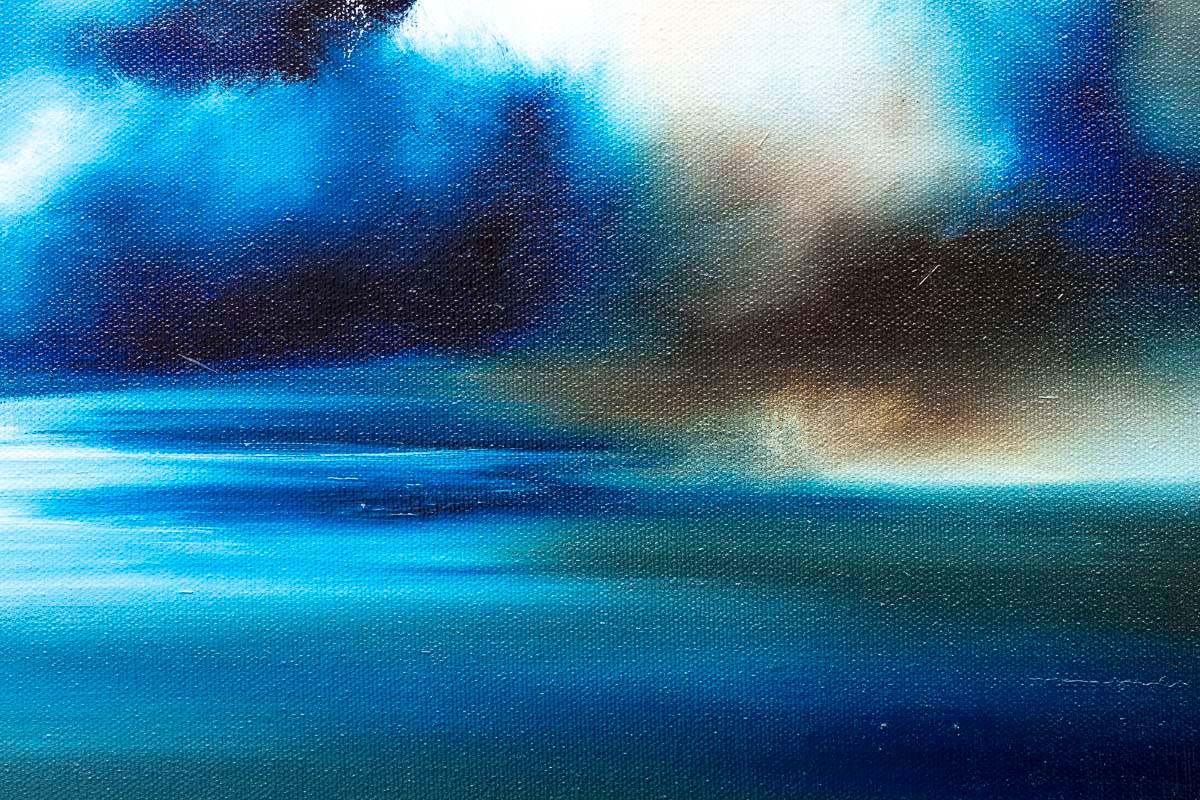 Azure Skies - Original - SOLD by artist Carla Raads - Wyecliffe Galleries