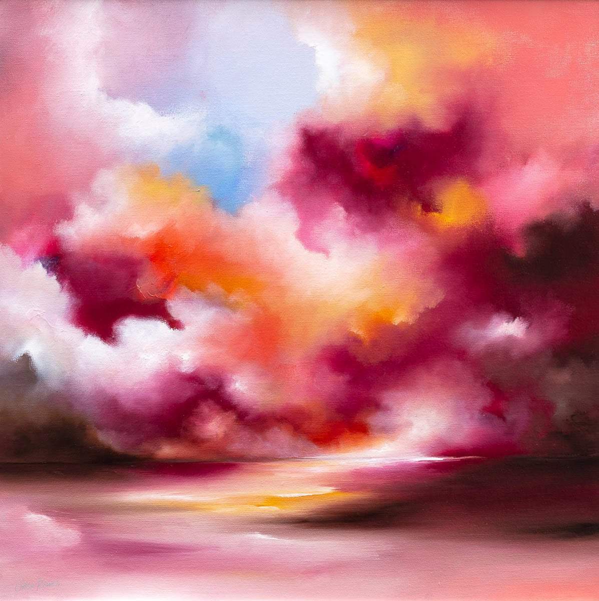 Dusk Skies - Original - SOLD by artist Carla Raads - Wyecliffe Galleries