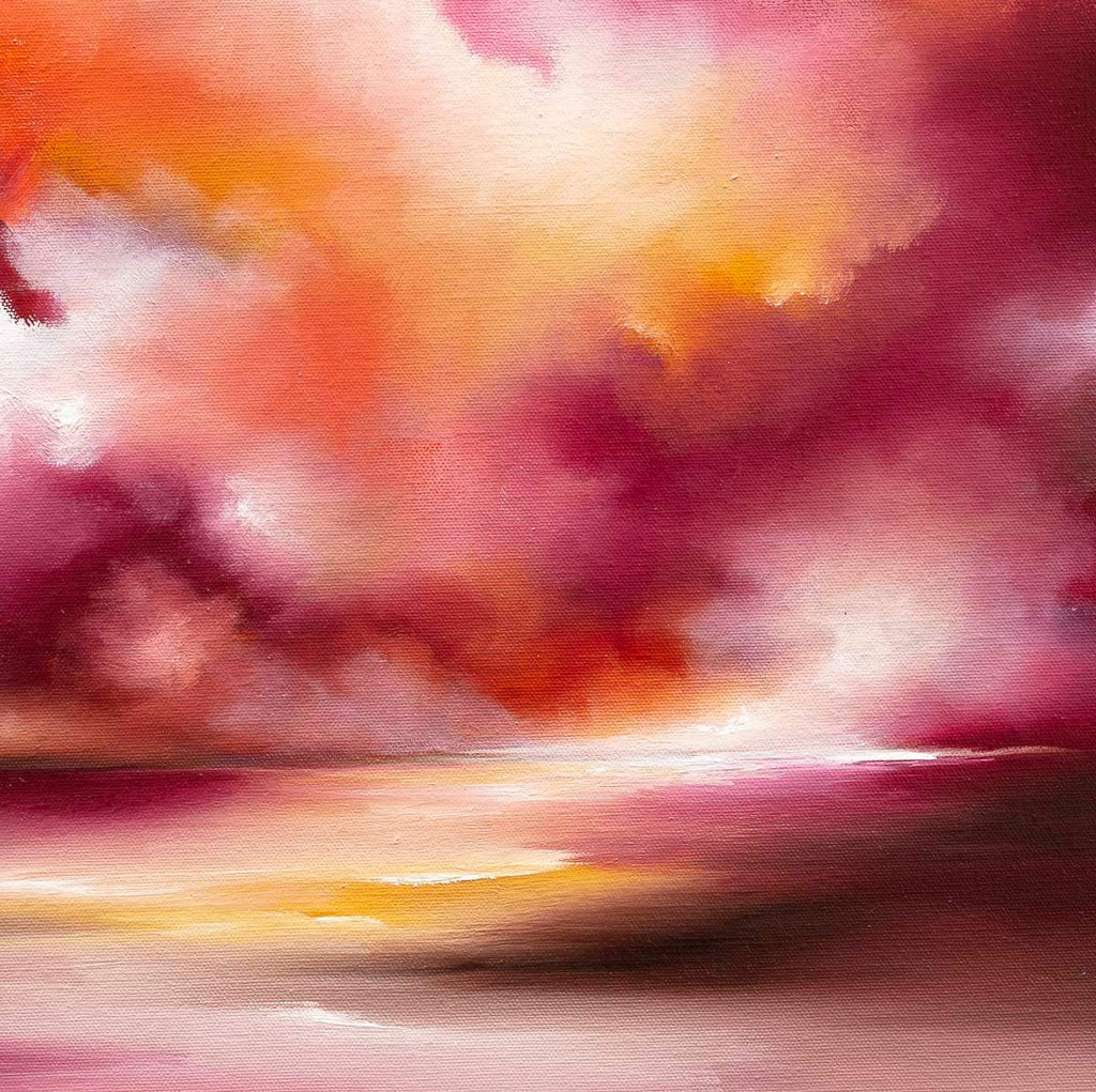 Dusk Skies - Original - SOLD by artist Carla Raads - Wyecliffe Galleries