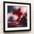 Red Mist - Original - SOLD by artist Carla Raads - Wyecliffe Galleries