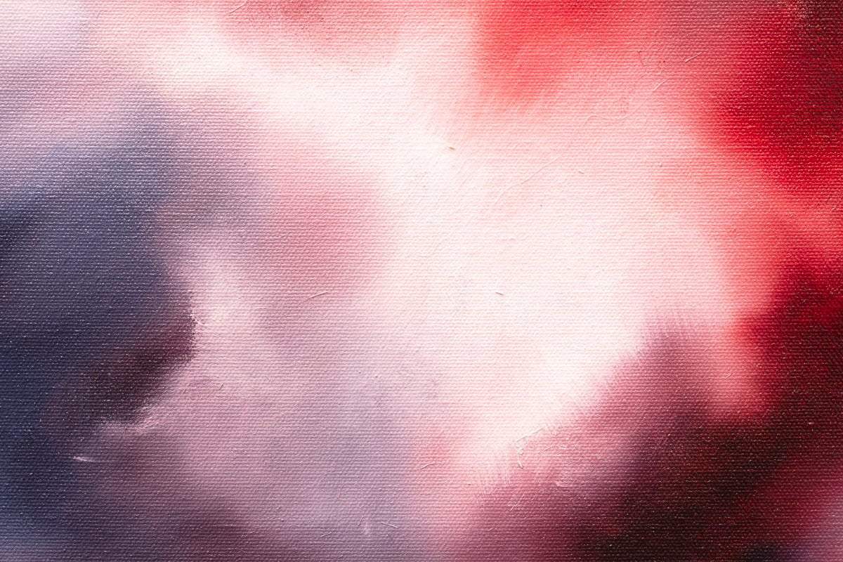 Red Mist - Original - SOLD by artist Carla Raads - Wyecliffe Galleries