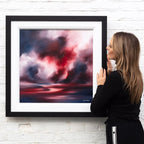 Red Mist - Original - SOLD by artist Carla Raads - Wyecliffe Galleries