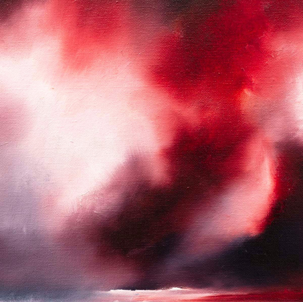 Red Mist - Original - SOLD by artist Carla Raads - Wyecliffe Galleries