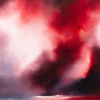 Red Mist - Original - SOLD by artist Carla Raads - Wyecliffe Galleries