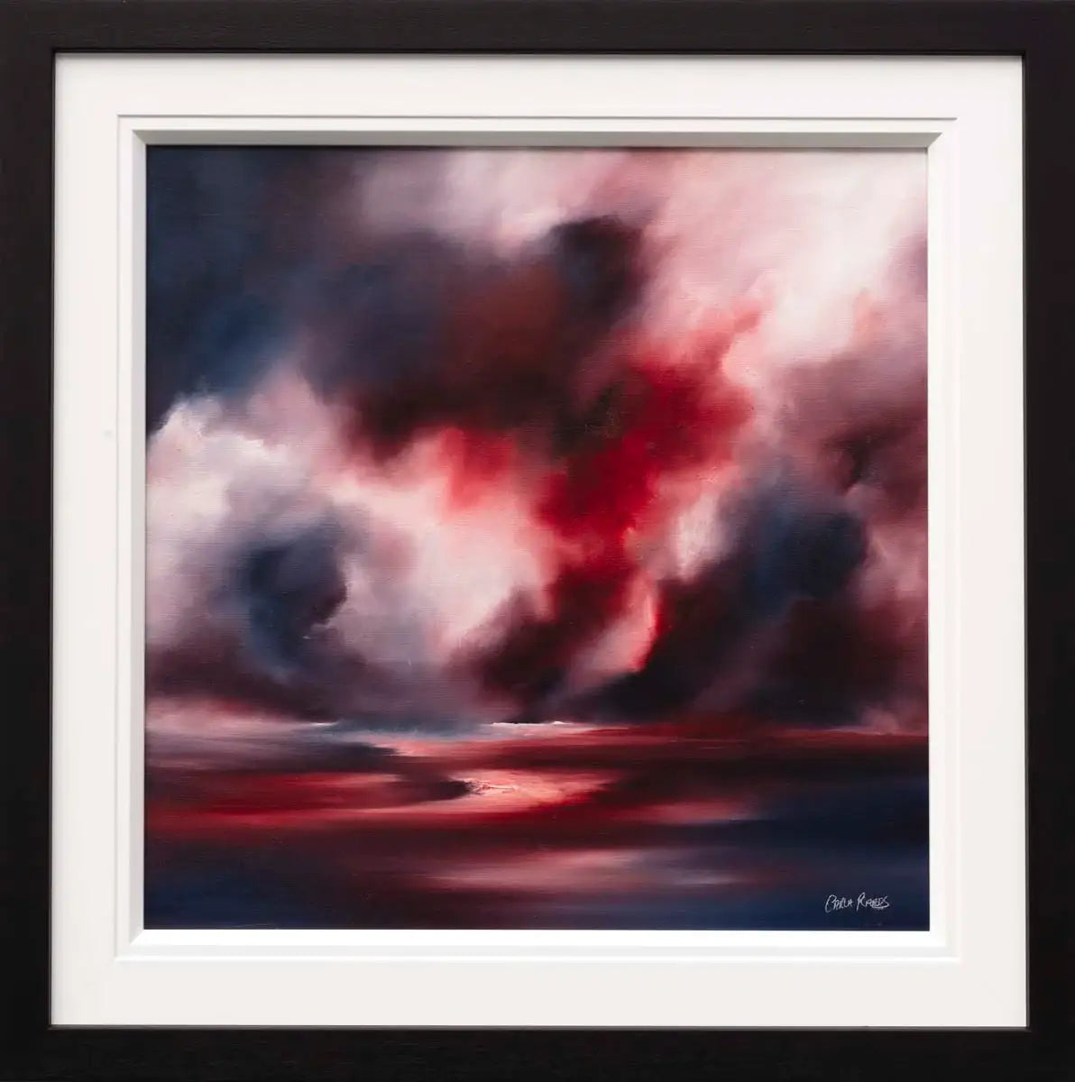 Red Mist - Original - SOLD by artist Carla Raads - Wyecliffe Galleries
