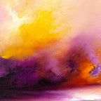 Violet Glow - Original - SOLD by artist Carla Raads - Wyecliffe Galleries